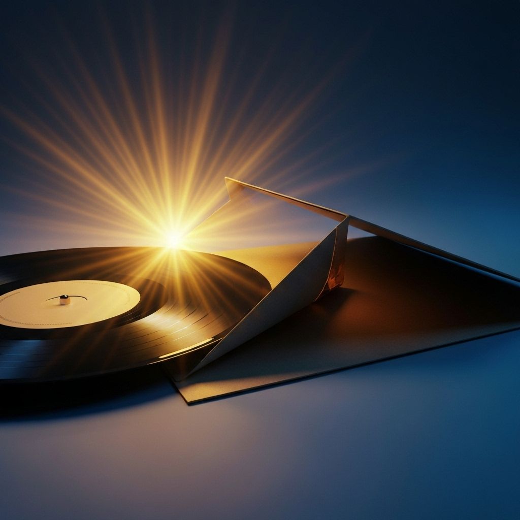 Vinyl Record with Divine Light